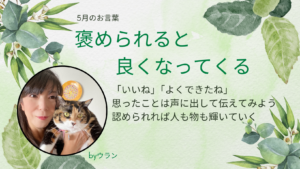 ウランちゃんのお言葉集【5月のお言葉】