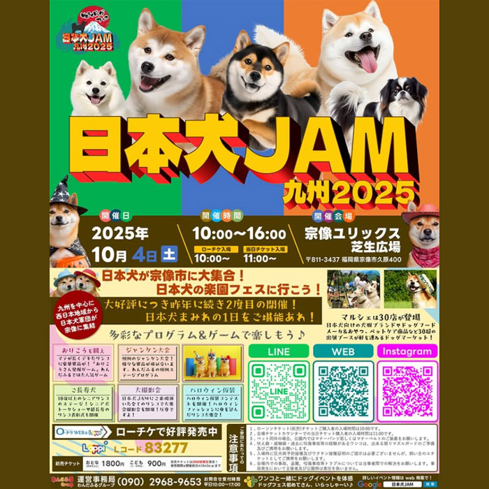 日本犬JAM九州 2025（福岡）