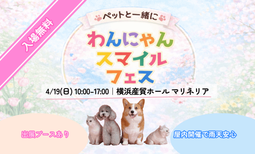 わんにゃんスマイルフェス2026・春の動画が出来上がりました。