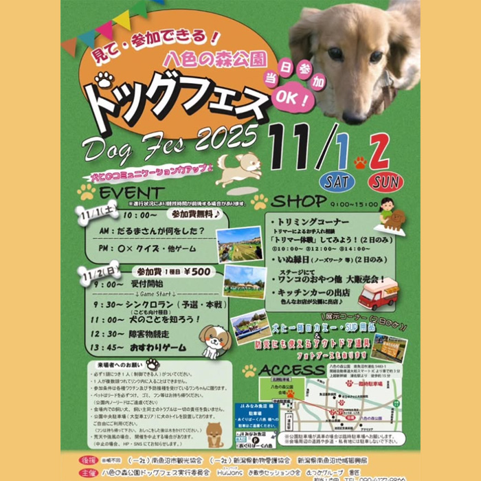 八色の森公園ドッグフェス 2025(新潟) 八色の森公園ドッグフェス 2025(新潟)