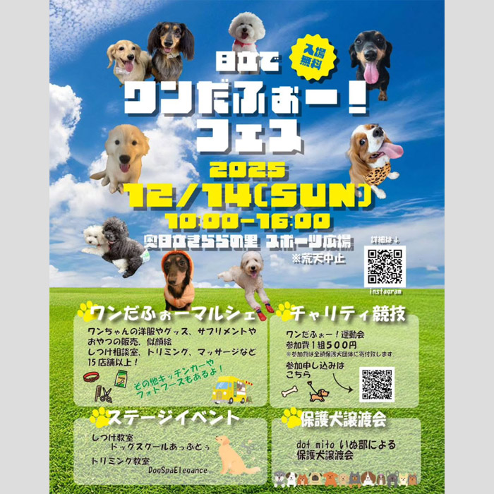 第1回 日立でわんだふぉー!フェス(茨城) 第1回 日立でわんだふぉー!フェス(茨城)